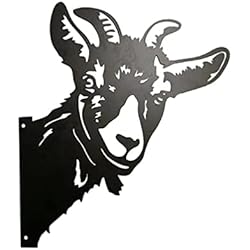 Estanterias Contemporaneas oueyfer Metal Peeping Sheep Decor Figura de animal de hierro forjado, adorno para el hogar, dormitorio, estantería, obras de arte contemporáneas