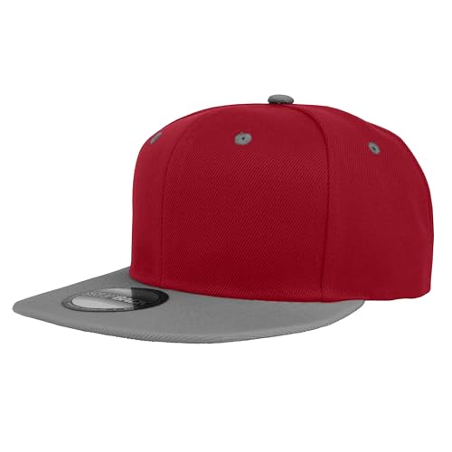 Image of Gelante Snapback Hats for Men - Flat Bill Brim Baseball Cap Hat - Plain Blank Adjustable