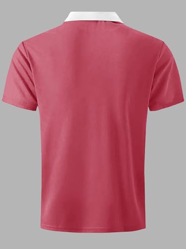 Image of Noble Monk Men's Regular Fit Polo T Shirt |Half Sleeves |Collar Tshirts T Shirt | Casual Tshirt