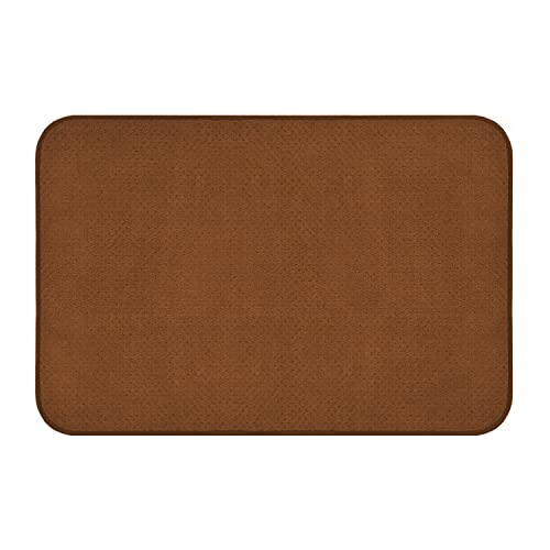 Tapete antideslizante House, Home and More 2 ft x 3 ft marrón