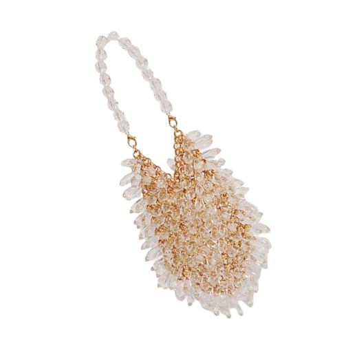 Sac bandoulière femme perles Healeved sac à main chic pour le shopping