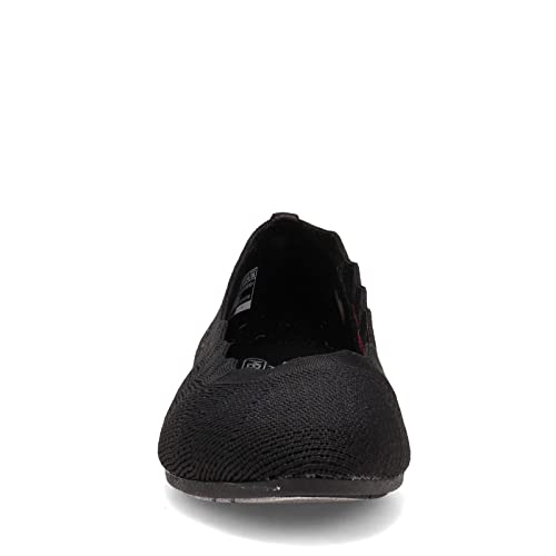 Skechers Women's Cleo 2.0-Love Spell Scalloped Knit Skimmer Flats with Air-Cooled Memory Foam Ballet4