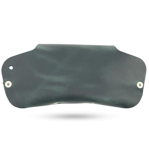 Image of Toprank Leather Eyeglass Case - Handmade Slim Sunglasses Holder, Genuine and Universal Fit for Men and Women