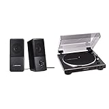 オーディオテクニカ アクティブスピーカー AT-SP95 & オーディオテクニカレコードプレーヤーAT-LP60X ガンメタリック