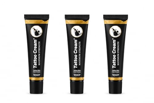 Tattoo Cream Maximum Strength Tattoo Skin Care Cream Soothes Moisturises and Supports Healing 3 Pack 30g