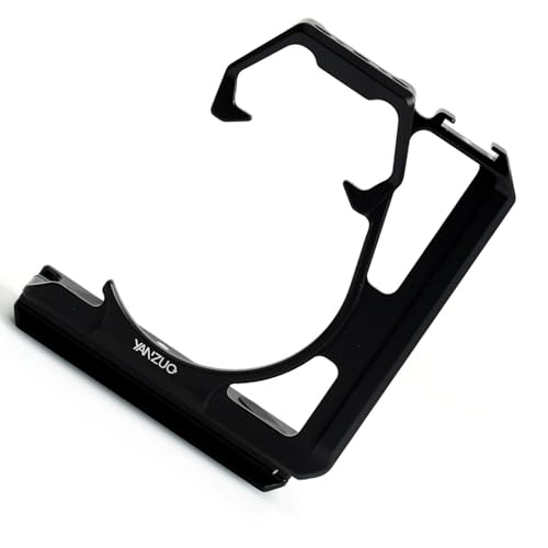Image of Metal Camera Cage for LUMIX S1H Camera, Aluminum Alloy Camera Stabilizer (Black)
