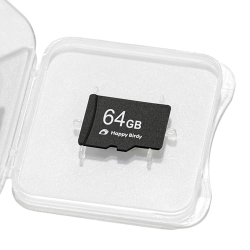 WuzuTech Happy Birdy 64GB MicroSDJ[h ? TF[J[h Happy Birdy Smart Feederp | U3 A1 | 4KrfI^ | h ϔM & ϏՌ