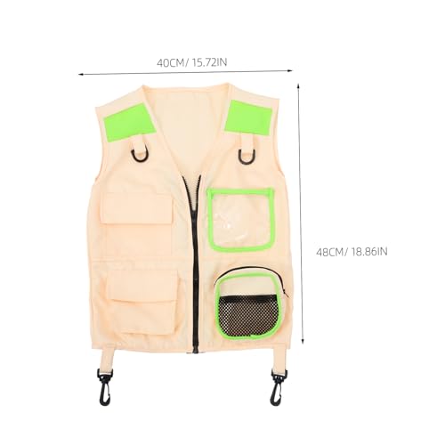 Kids Construction Vest Explorer Vest for Child Boys Kids Adventure Wear Multi-pocket3