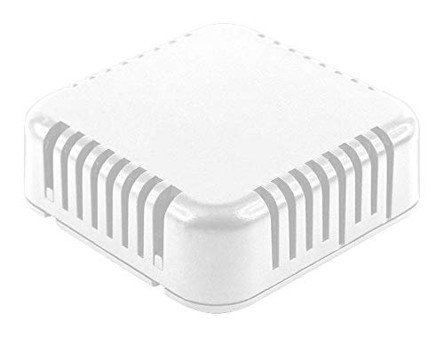1551V3WH - Plastic Enclosure, Small, ABS, 60 mm, 60 mm, 20 mm, IP30 (Pack of 20) (1551V3WH)