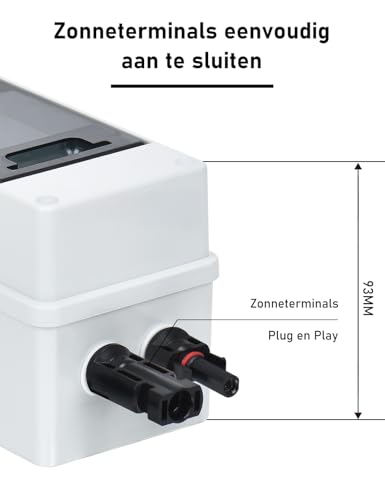 DC Trennschalter PV Anlage Leitungsschutzschalter Sicherungsautomat 2 Polig 10A 12V (12V-400V) Mit Kabel Solarstecker IP65 Wasserdicht Gehäuse (10A)