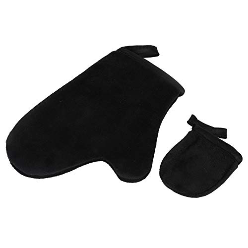 Dioche Soft Tanning Glove, una Cómoda Herramienta de Aplicación de Sprays de Protección solar. El Diseño Negro de Doble Cara Garantiza una Aplicación uniforme. Apto para Protectores Solares y Otras