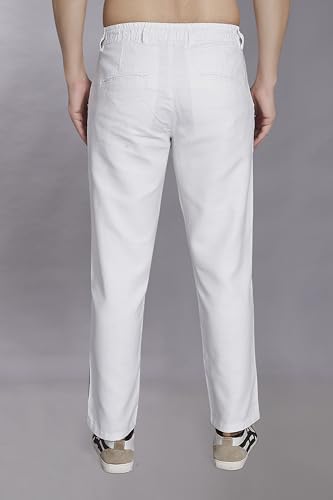 Image of DIVISIVE Men's Relaxed Fit Cotton Linen Blend Trousers
