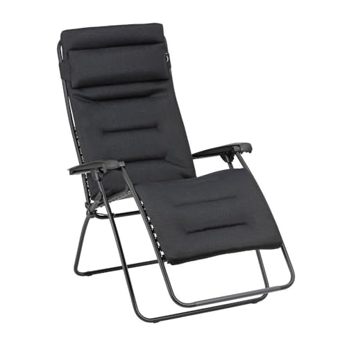 Lafuma Mobilier - Gepolsterter Relaxsessel Zero Gravity RSX Clip XL - Klappbarer Liegestuhl für Garten und Innenbereich - Strapazierfähiges AirComfort®-Gewebe - Mehrpositionenliege XL, Komfortabel