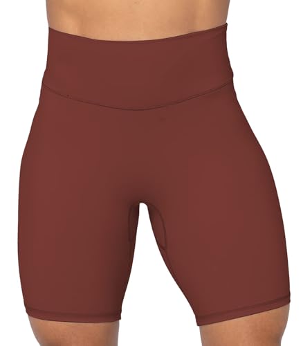 Image of Sunzel No Front Seam High Waist Biker Shorts for Women, Squat Proof Yoga Workout Gym Bike Shorts | 3, 5 Or 8-Inch Inseam, High Waisted, Tummy Control, No Front Seam, Buttery Soft, Compression Fit, Squat Proof