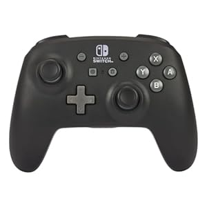 PowerA Wireless Nintendo Switch Controller – Midnight, AA Battery Powered (Battery Included), Nintendo Switch Pro Controller, Mappable Gaming Buttons, Officially Licensed by Nintendo