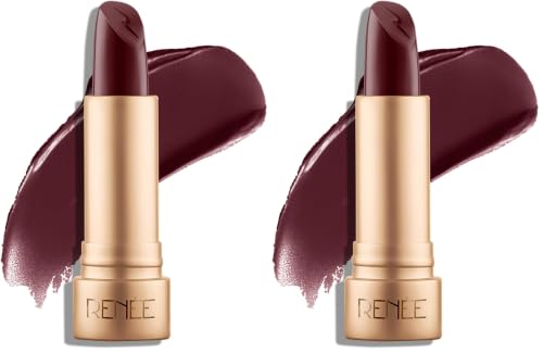 Image of RENEE H2O Hydrating Creme Lipstick-Wine Splash, Super Glossy, Lightweight, Non-drying & Hydrating, Easy Glides Formula with Intense Pigment, Shea Butter, Hyaluronic Acid, Jojoba Oil Infused