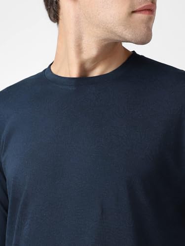 Image of Urbano Fashion Men's Printed Full Sleeve Slim Fit Cotton T-Shirt