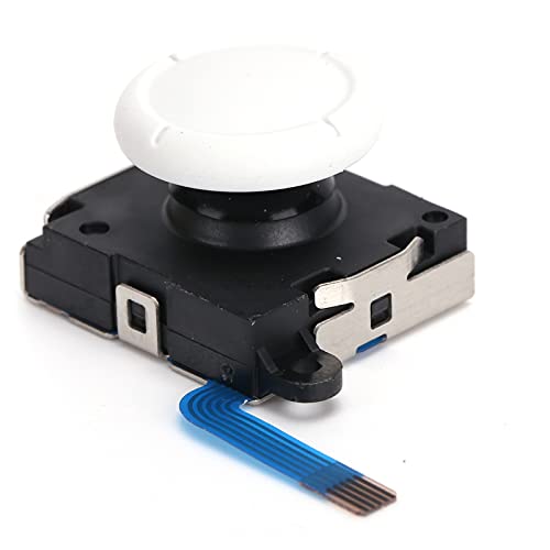 Remplacement du Joystick du Contrôleur, Module de Boutons de Joysticks Analogiques, Joysticks de Remplacement pour Le Contrôleur Joycon/Lite de Commutateur(Blanc)