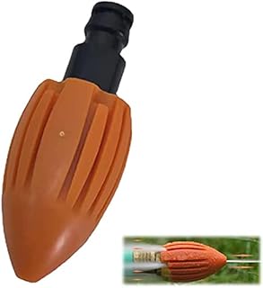 ZMYY Water Rocket water hose nozzle for Gutter Cleaning,Gutter Cleaning Tool Pressure Nozzle,Roof Cleaner Nozzle,Window Washing Accessories,Gutter Cleaner Attachment (Green)