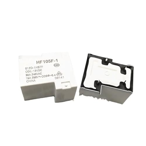 Relais de puissance electromecanique JQX-105F-1 12V CA 4 broches pour circuits