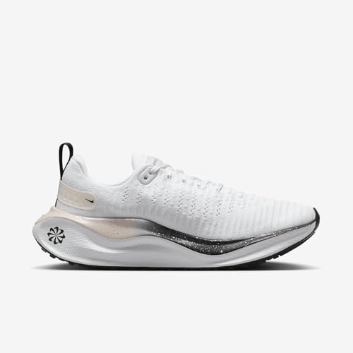 Image of Nike InfinityRN 4 Women's Road Running Shoes (HQ3507-100, White /Platinum Tint /Light Smoke Grey /Black) Size 9