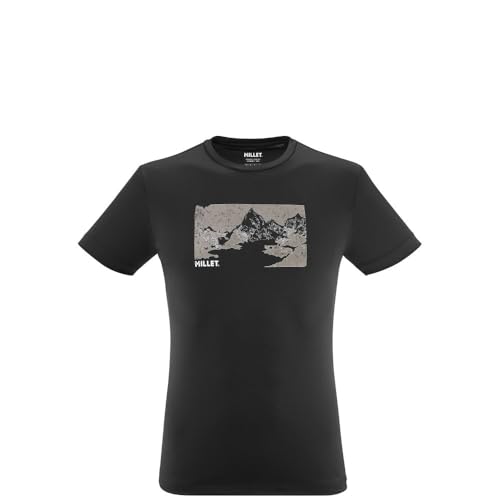 MILLET Mens Wanaka Ft M T-Shirt, Black New Logo, S EU