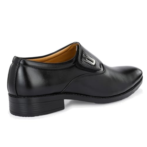 Image of Leatherkraft Mid-Top Formal Slip-On Shoes