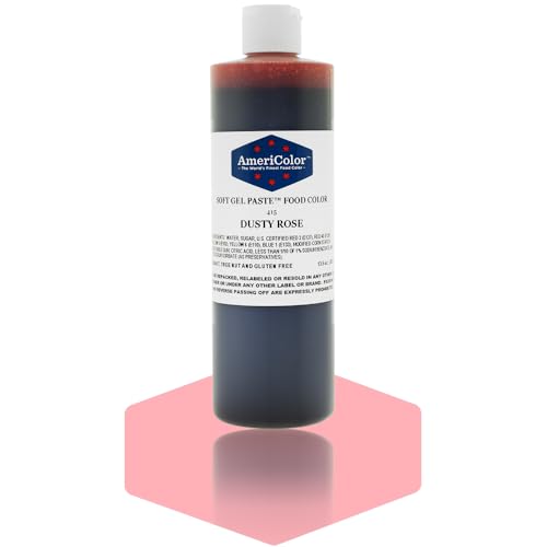 Dusty Rose Soft Gel Paste Food Coloring, 13.5 oz.