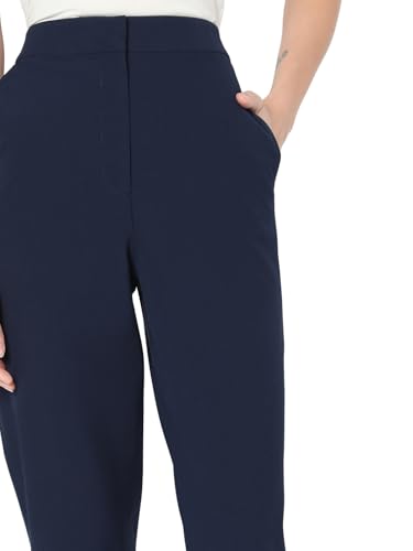 Image of VERO Moda Women's High Rise Slim Fit Formal Pants