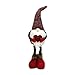 Bambola In Peluche Grande Gnomi Natalizi, Supporto Espandibile Statuette Di Gnomo Tomte Svedese Babbo Natale Decorazioni Scandinave Gnomo Ornamenti Natalizi, Decorazioni Natalizie Per La Casa(Rosso)