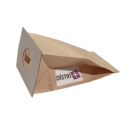 Distri+ - Sac aspirateur Compatible avec Philips London, HR6985, HR6970 - ROWENTA RH670, RH680 - Curtiss - Fakir... - La Pochette de 10 Sacs Papier