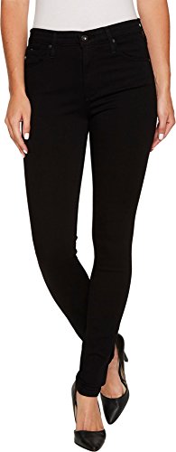 AG Adriano Goldschmied Women's The Farrah Skinny Jean, Super Black, 30