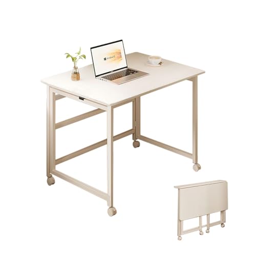 OrganizeHub デスク パソコンデスク ゲーミングデスク pcデスク テーブル 机 ワークデスク テレワーク 勉強机 作業台 折りたたみテーブル ちゃぶ台 コンパクト キャスター付き 収納 おしゃれ 在宅勤務 エコ素材