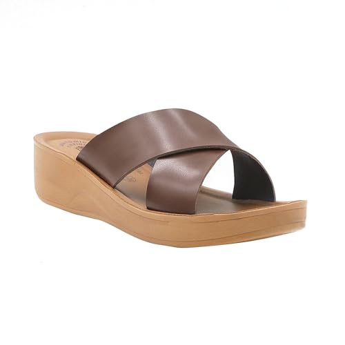 Image of AEROWALK Stylish Fashion Slipper for Women | Comfortable| Lightweight | Anti Skid | Casual Office Footwear (ATB2)