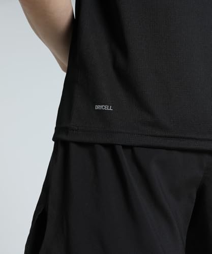 Image of Puma Men Polyester Solid Regular Fit T-Shirt