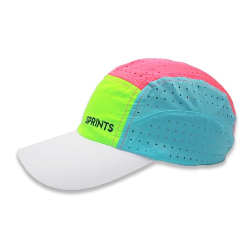 Sprints Race Day Performance HyperG Racing Cap | The Lightweight Quick Dry Running Sport Hat One Size Unisex (Brisk Out The Blocks)