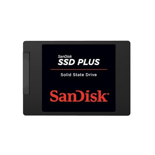 SanDisk SSD PLUS 1TB Internal SSD – SATA III 6 Gb/s, 2.5″/7mm, Up to 535 MB/s – SDSSDA-1T00-G27