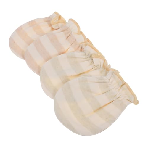 Garneck Newborn Mittens No-scratch Mittens for Newborns 2 Pairs of Soft Infant Mitts for Boys and Girls