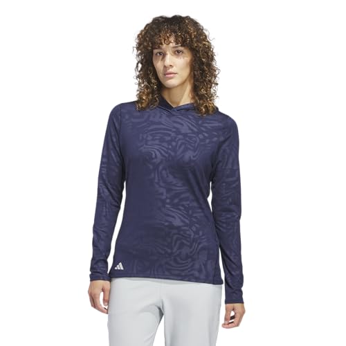 adidas Women's Ultimate365 Emboss Hoodie, Collegiate Navy, Small by adidas - Used condition - US$22.10