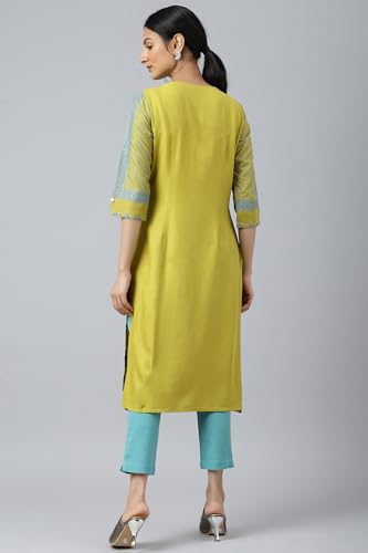 Image of W for Woman Women's Viscose Regular Fit Casual Kurta
