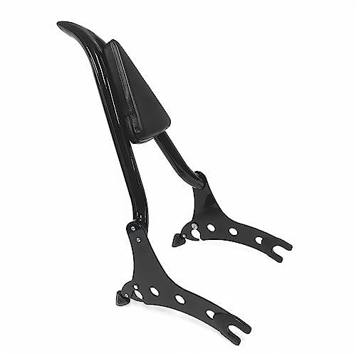 Backrest Sissy Bar Passenger Back Rest Pad Compatible for Indian Accessories Dark Horse Challenger Chieftain Roadmaster Springfield Pursuit Vintage Chief Limited 14-23 2024 (29" Height, Black) by DreDoggMoto - Image 4