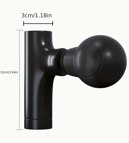 Image of Mini Portable Suitable For Gym Office Relaxation And Massager Electric Mini Fascial Gun Small Deep Travel, Friendly Muscle Massager Facial Massage Gun Pain Relief for Men & Women Black