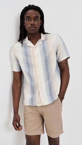 Vince Men's Striped Cabana Shirt2