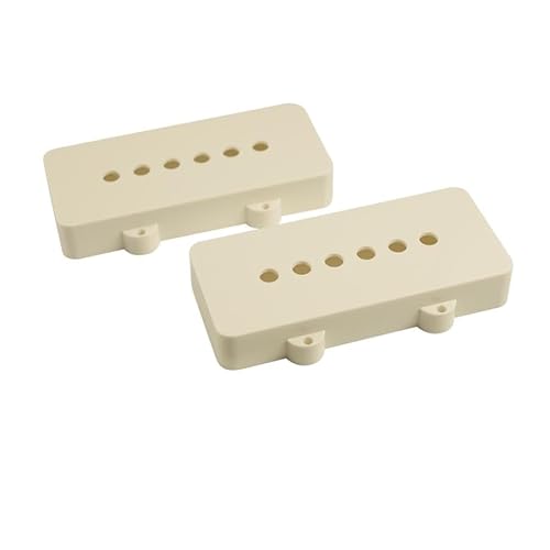 WD MUSIC Replacement Pickup Cover Set Of 2 For Fender Jazzmaster White WY}X^[ sbNAbvJo[Zbg zCg