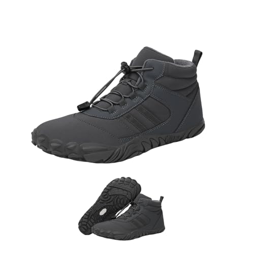 Barefoot Shoes Women Men, Winter Warm Comfortable Non-Slip Barefoot BootsWide Toe Box Winter Hiking Boots