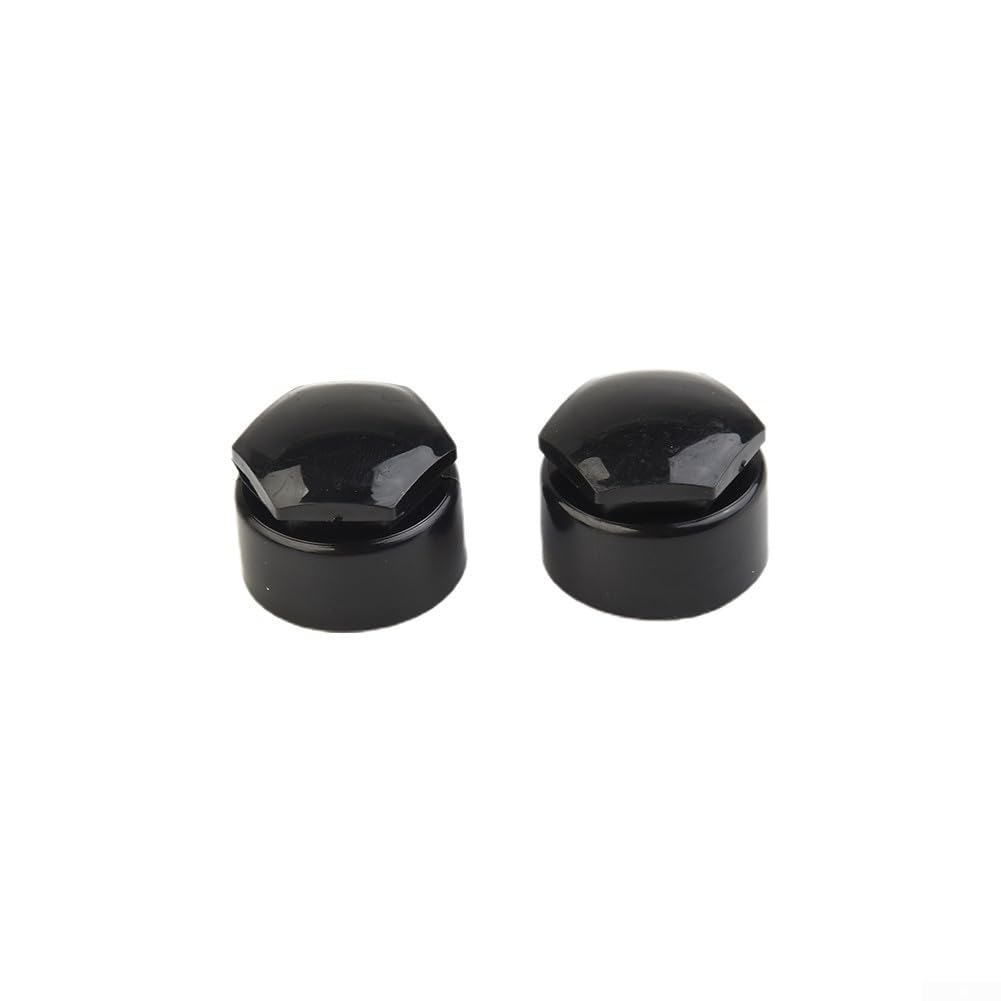 Cache-écrous De Roue Noir Pour Opel (17mm) - Lot De 20 écrous + 4 Capuchons De Sécurité + Outil - Plastique Anti-rouille
