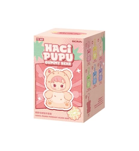 Pop Mart Labubu HACIPUPU Gummy Bear Series Vinyl Plush Pendant Single Blind Box