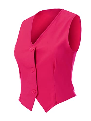 Design by Olivia Women's Business Casual Suit Vest Sleeveless Fashion Dressy Crop Vest waistcoat2