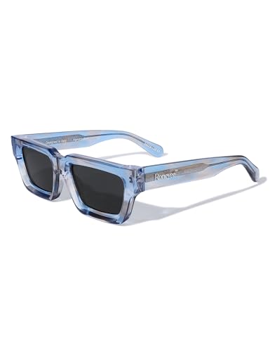 Image of Roneyee Rectangle Sunglasses Men Women Trendy Retro Sunglass UV Protection Fashion Acetate Stylish Square