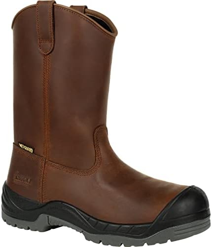 Rocky Men's Worksmart Composite Toe Internal Met Guard Work Boot Mid Calf, Brown, 13 M US | Image 4